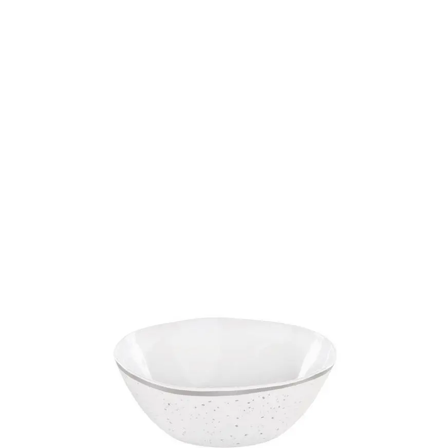 Silver Speckles Melamine Serving Bowl, 6in, 24oz
