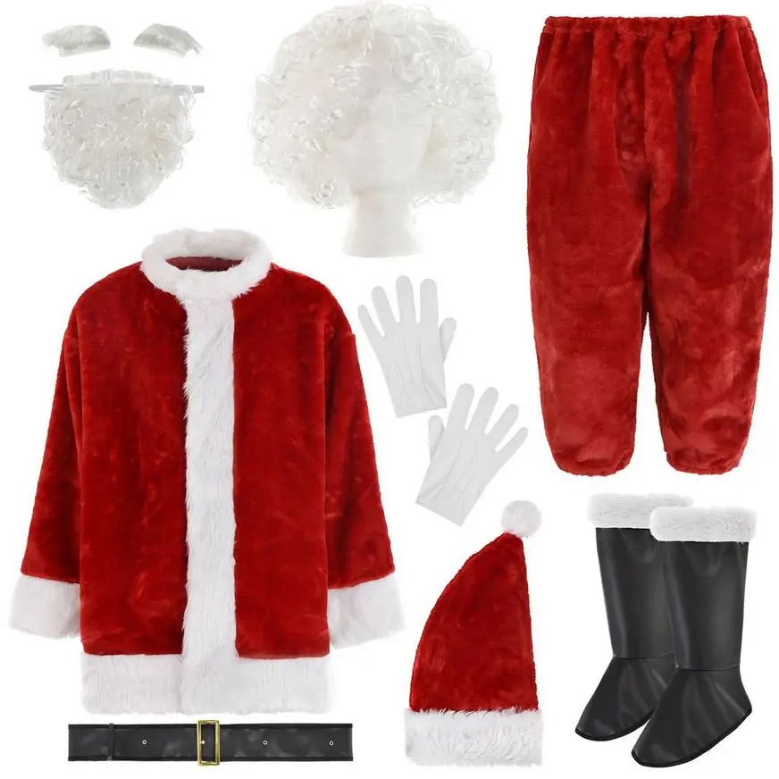 Adult Royal Santa Suit, 12pc - Image 2