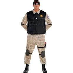 Adult Seal Team Hero Costume Plus Size