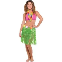 AMSCAN Green Tinsel Hula Skirt