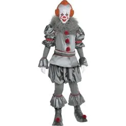 AMSCAN Adult Tattered Pennywise Deluxe Costume - It Chapter Two