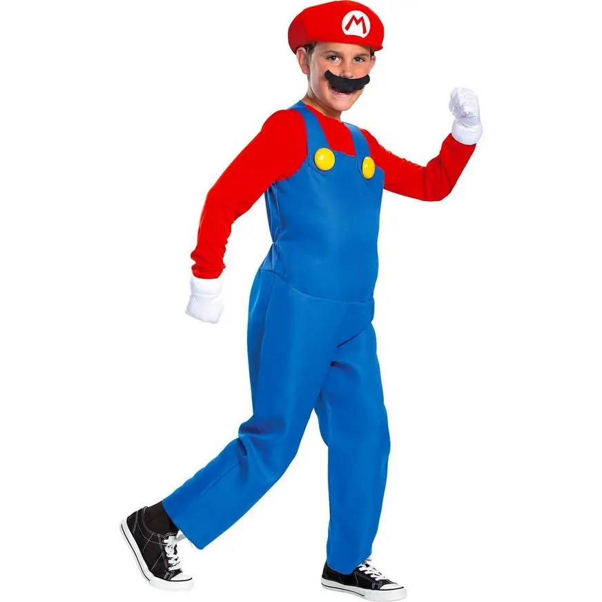 Disguise Limited Kids' Mario Deluxe Costume - Super Mario Brothers