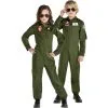 AMSCAN Maverick Flight Suit Costume For Kids - Top Gun 2