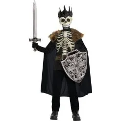 AMSCAN Child Dark King Skeleton Costume