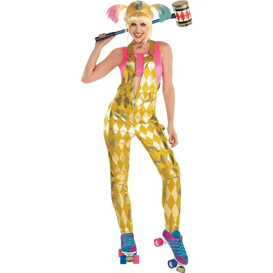 AMSCAN Adult Booby Trap Harley Quinn Costume - Birds Of Prey