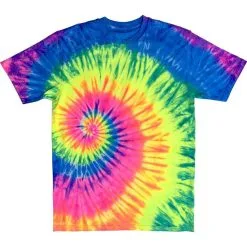 Adult 60s Hippie Tie-Dye Swirl T-Shirt