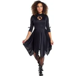 Adult Goth Witch Keyhole Dress
