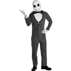 AMSCAN Adult Jack Skellington Deluxe Costume - Disney The Nightmare Before Christmas