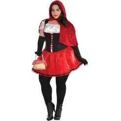 AMSCAN Adult Sassy Red Riding Hood Costume - Plus Size