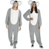 AMSCAN Adult Koala One Piece Zipster Costume