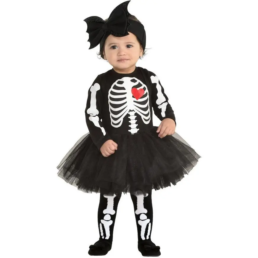 AMSCAN Baby Skeleton Dancer Costume