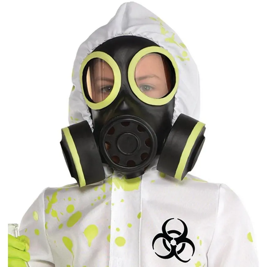 AMSCAN Kids' Radioactive Hazmat Suit Glow-in-the-Dark Costume - Image 2