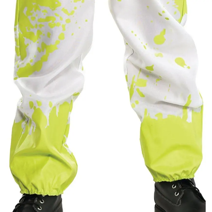 AMSCAN Kids' Radioactive Hazmat Suit Glow-in-the-Dark Costume - Image 4