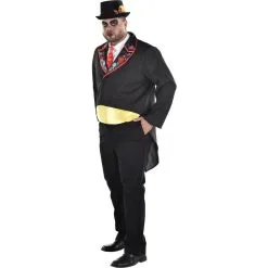 Adult Dapper Day Of The Dead Plus Size Costume
