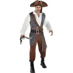 Adult Shiver Me Timbers Pirate Costume