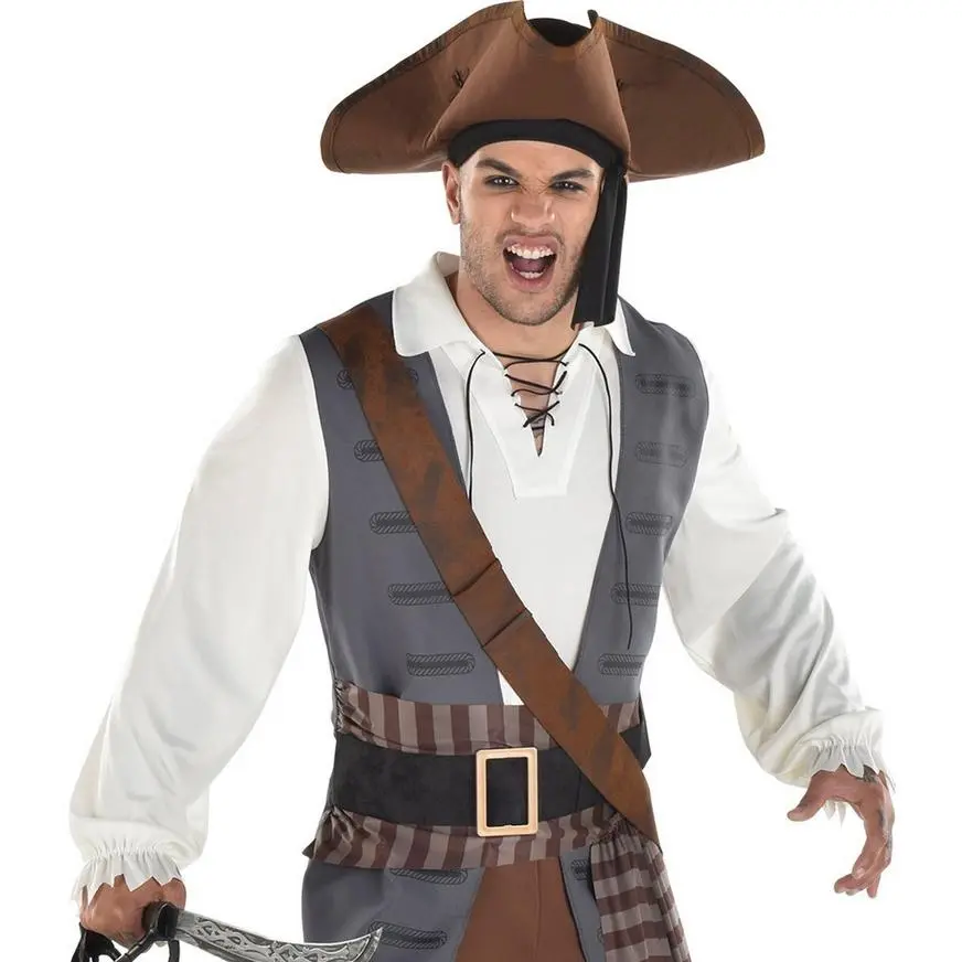 Adult Shiver Me Timbers Pirate Costume - Image 2